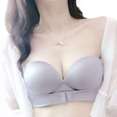 Invisible Push Up Front Closure Strapless Bra - Okay Trendy